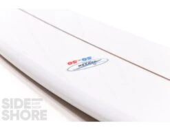 50-50 - Clear + Polish - 9'0 X 22 1/2" X 3" - Single - US Box -Duotony Boutique 50 50 clear polish 90 x 22 12 x 3 single us box hansen surfboards 4