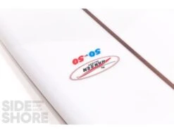 50-50 - Clear + Volan - 9'4 X 22 3/4" X 3 1/4" - Single - US Box -Duotony Boutique 50 50 clear volan 94 x 22 34 x 3 14 single us box hansen surfboards 6