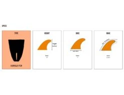 Chris Christenson - Tracker - 10" - Smoke -Duotony Boutique chris christenson tracker 10 smoke captain fin 3