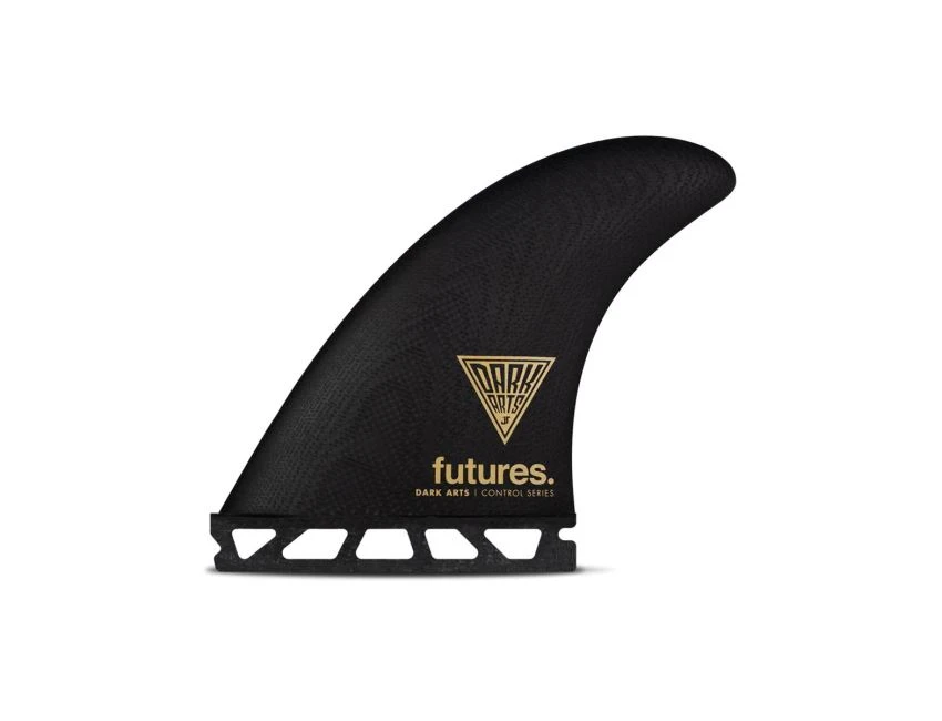 Dark Arts Fiberglass - Black / Gold - Thruster - L 5 Dark Arts Fiberglass - Black / Gold - Thruster - L – Image 3