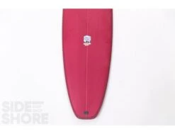 Egg Not - Mid - 7'4" X 21.50" X 2.78" - 49 L - Single US Box + Quad - Red -Duotony Boutique egg not mid 74 x 2150 x 278 49 l single us box quad red rusty surfboards 13