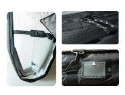 Housse Travel Light Cx 2 Double 7'0 - Charcoal -Duotony Boutique housse travel light cx 2 double 70 charcoral channel islands 3