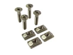 Vis 25mm M7 Titanium CSK Screw T-NUT Set 9 Vis 25mm M7 Titanium CSK Screw T-NUT Set -Duotony Boutique vis 25mm m7 titanium csk screw t nut set armstrong foils 3