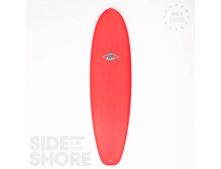 Wombat - Tint Red - 7'0 X 22 1/2" X 2 7/8" - 51.6 L - 2+1 - Us Box / Futures 3 Wombat - Tint Red - 7'0 X 22 1/2" X 2 7/8" - 51.6 L - 2+1 - Us Box / Futures
